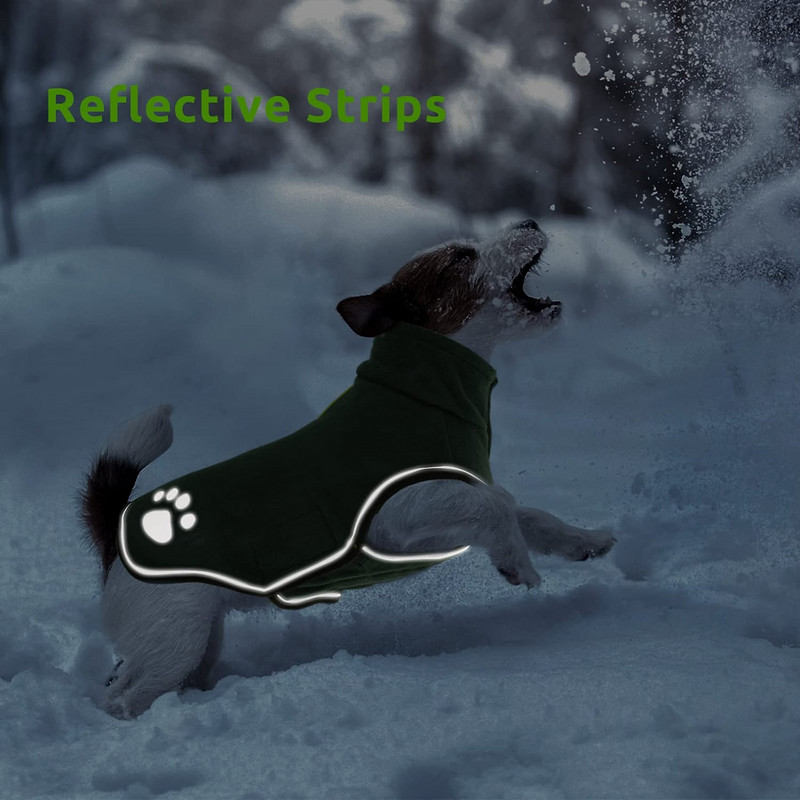 Zimska flis jakna za pse Reflektirajući kaput za male srednje velike pse Vodootporna odjeća za pse Kaput za hladno vrijeme Corgi Labrador
