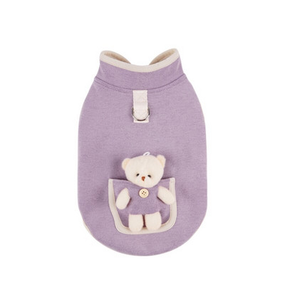 CAWAYI KENNEL Χειμερινό Ζεστό Μπουφάν για Κουτάβι Ρούχα Αρκουδάκι Παλτό Γιλέκο Γάτα Πουλόβερ Μικρά Μεσαία Σκυλιά Αθλητικό Πουκάμισο Γιλέκο Ρούχα για κατοικίδια