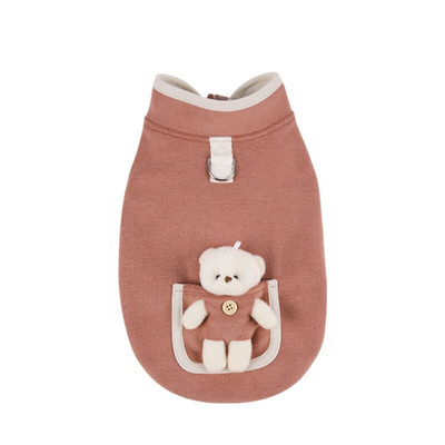 CAWAYI KENNEL Χειμερινό Ζεστό Μπουφάν για Κουτάβι Ρούχα Αρκουδάκι Παλτό Γιλέκο Γάτα Πουλόβερ Μικρά Μεσαία Σκυλιά Αθλητικό Πουκάμισο Γιλέκο Ρούχα για κατοικίδια