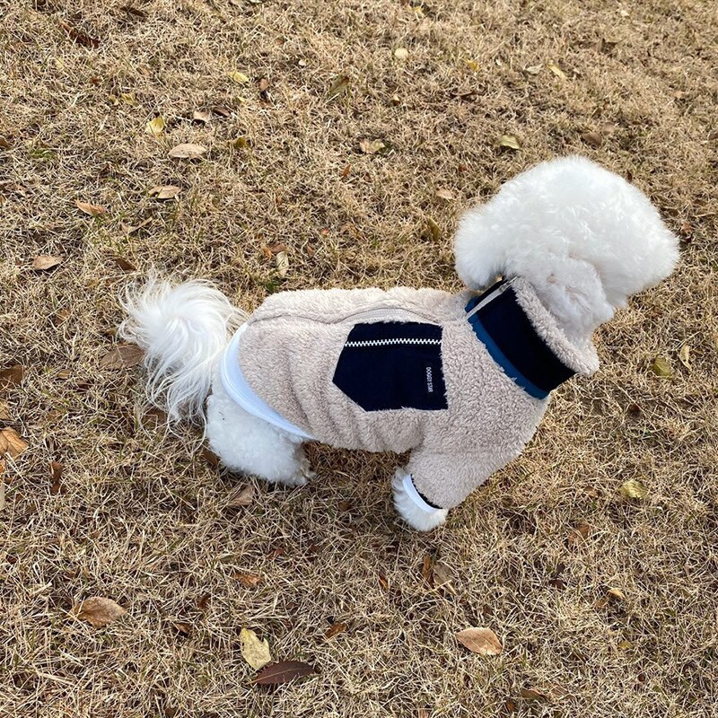 CAWAYI KENNEL Lemmikloomade lukuga kampsun mantel jakk Sügistalv Keskmine Väike Koer Riided Mood Palus mantel kassipoeg kutsika kampsun