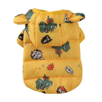 Soe koerajakk Koerariided Veekindel talvine koerariie Väikese koera talvine kapuutsiga mantel šnautseri jaoks Prantsuse buldogi riided