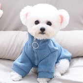 [2021. aasta kuum müük]Kassiriided karvade vastu ja talvel soojad jalad Teddy Bichon Pommeri väike koer, lemmikloom koer kass kassi riided