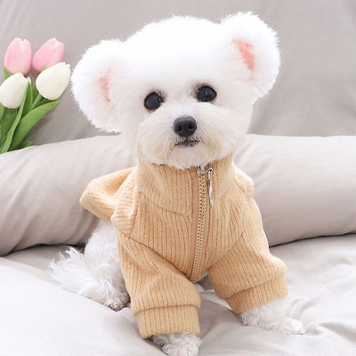 [2021. aasta kuum müük]Kassiriided karvade vastu ja talvel soojad jalad Teddy Bichon Pommeri väike koer, lemmikloom koer kass kassi riided