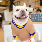 Talvine prantsuse buldogi koerte riided kutsika kassi kampsun Moebränd Lemmikloomade riided Väikeste ja keskmiste koerte dressipluus kudumine kapuuts