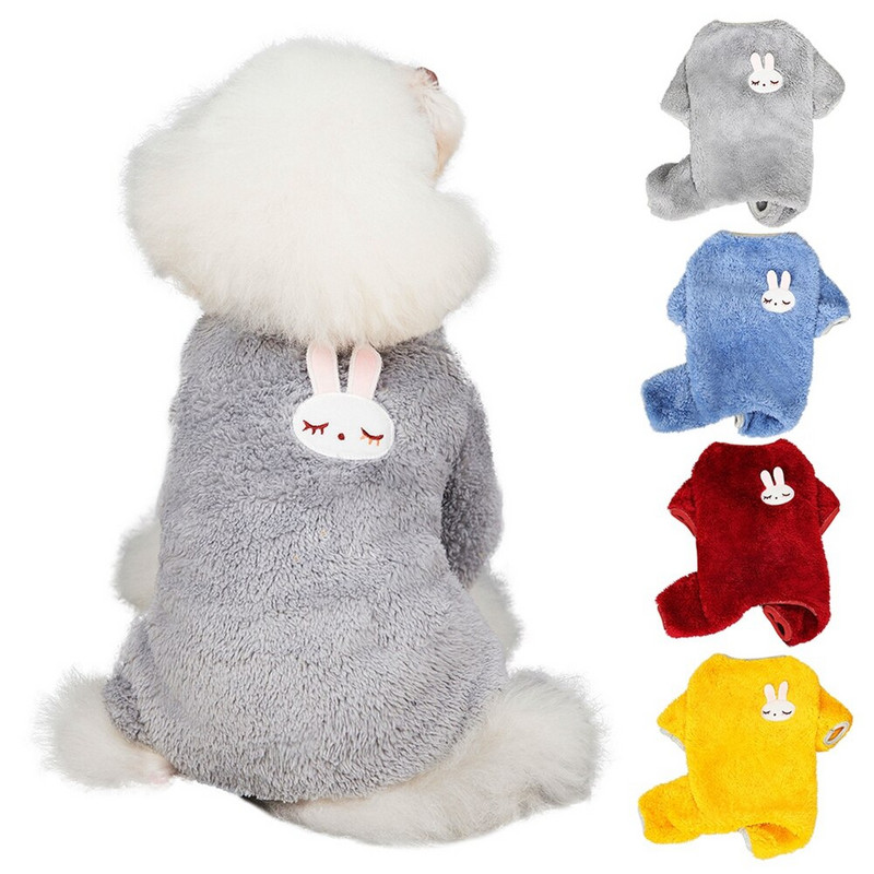 Žieminiai šunų drabužiai Keturių kojų šilti kombinezonai mažiems šunims pižamos rudens žieminiai šuniukų drabužiai naminiams gyvūnėliams naktiniai marškinėliai šunų kombinezonai
