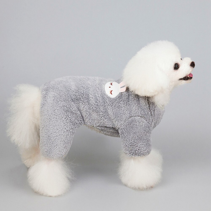 Žieminiai šunų drabužiai Keturių kojų šilti kombinezonai mažiems šunims pižamos rudens žieminiai šuniukų drabužiai naminiams gyvūnėliams naktiniai marškinėliai šunų kombinezonai