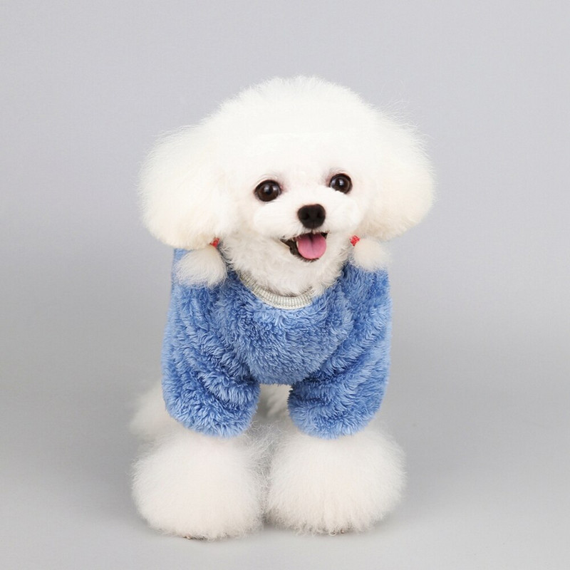 Žieminiai šunų drabužiai Keturių kojų šilti kombinezonai mažiems šunims pižamos rudens žieminiai šuniukų drabužiai naminiams gyvūnėliams naktiniai marškinėliai šunų kombinezonai