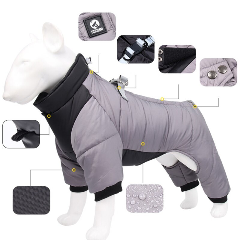 Winter Warm Thicken Pet Dog Jacket Αδιάβροχα ρούχα για σκύλους για μικρούς μεσαίους σκύλους Puppy Coat Φθινοπωρινά ρούχα Pug