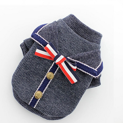 Naminių gyvūnėlių koledžo stiliaus megztiniai drabužiai mažiems dideliems šunims, katėms, žieminiams lankams, kombinezonas, mielas dvikojis kostiumas XS-XL ropa perros