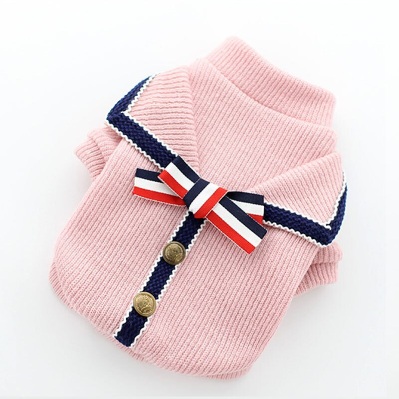 Naminių gyvūnėlių koledžo stiliaus megztiniai drabužiai mažiems dideliems šunims, katėms, žieminiams lankams, kombinezonas, mielas dvikojis kostiumas XS-XL ropa perros