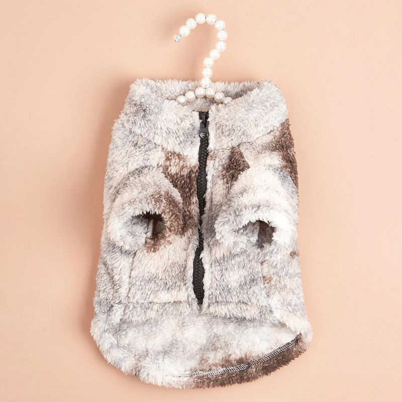 Stiilne koerajope Mugav riietus Paksenev lemmiklooma kassi koera kahe jalaga jope komplekt