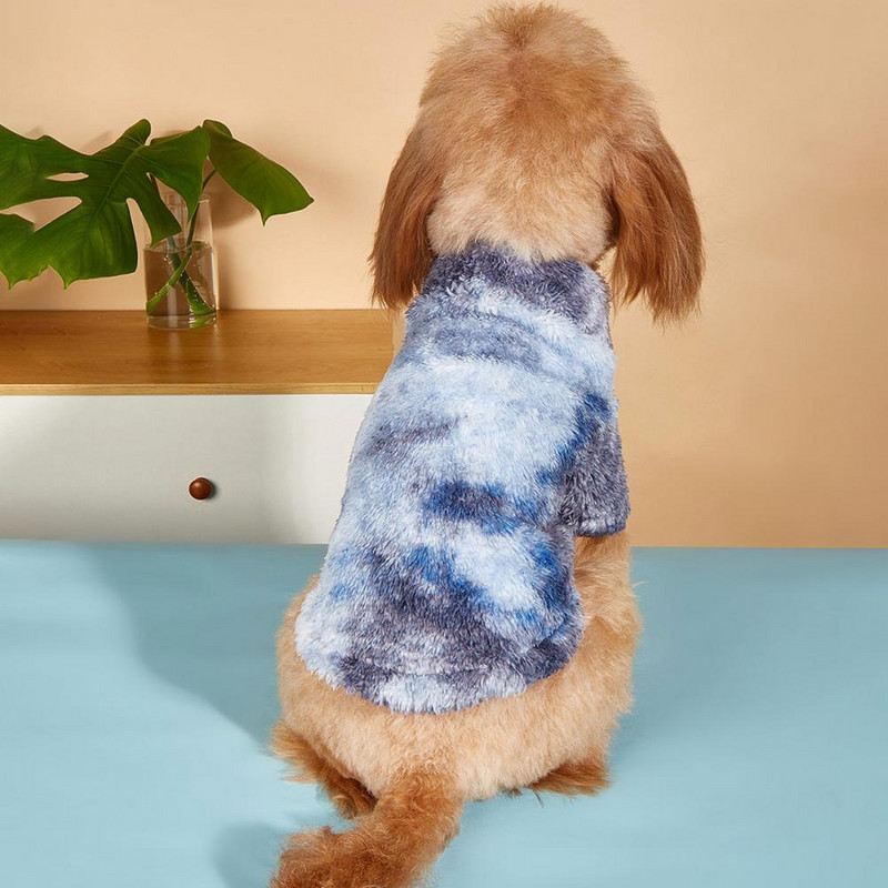 Stiilne koerajope Mugav riietus Paksenev lemmiklooma kassi koera kahe jalaga jope komplekt