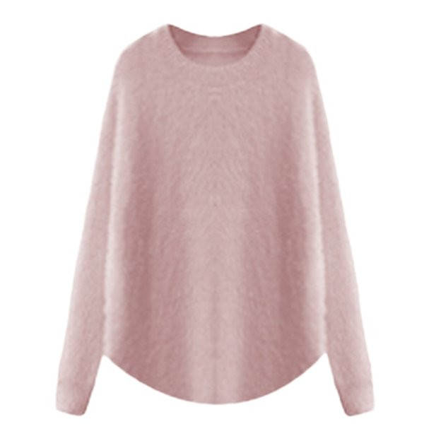 Pulover de maternitate asimetric cu gât rotund