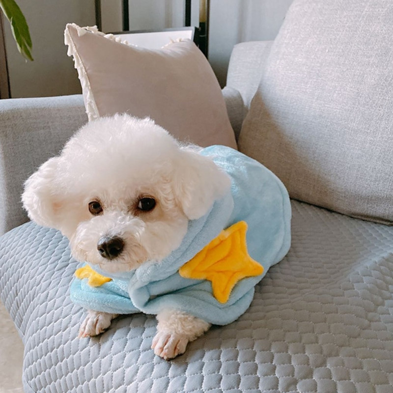 Χειμερινό παλτό σκύλου Μαλακό σούπερ ζεστό κουβέρτα σκύλου για κατοικίδια γάτα Yorkshire Poodle Pomeranian Schnauzer Corgi Pet Cloak Παλτό πιτζάμες για σκύλους