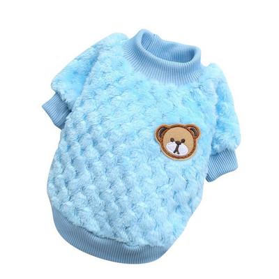 Haina caldă pentru animale de companie pentru câini de talie mică, mijlocie, iarnă, broderie de urs pentru câini, pulover, îmbrăcăminte pentru animale de companie, costum de pluș moale, haină.