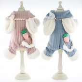 Zahustené oblečenie pre psov a mačky, zimné teplé domáce zvieratá, páperový kabát, oblečenie pre mačky s plyšovým Chihuahua Comfort Soft Pets Dodávky