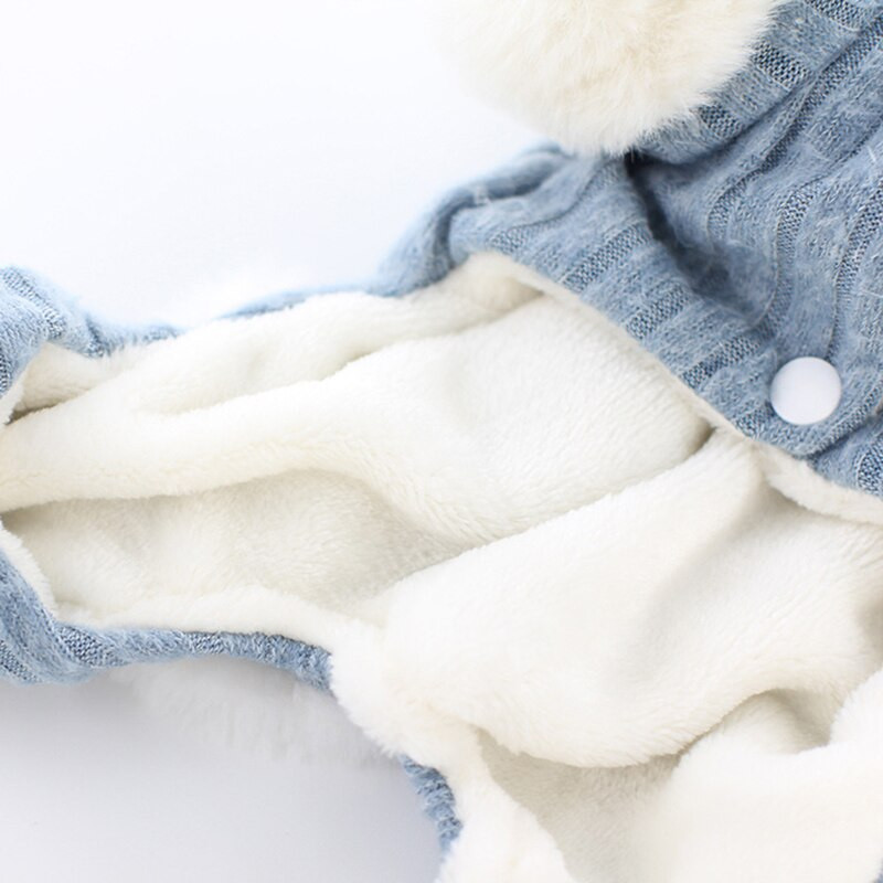 Zahustené oblečenie pre psov a mačky, zimné teplé domáce zvieratá, páperový kabát, oblečenie pre mačky s plyšovým Chihuahua Comfort Soft Pets Dodávky