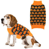 Oblečenie pre psov pre malých psov, halloweensky tekvicový sveter pre domáce zvieratá, zimné teplé oblečenie pre psov, mačiatka, šteniatka, bunda, kabát, kostýmy čivavy
