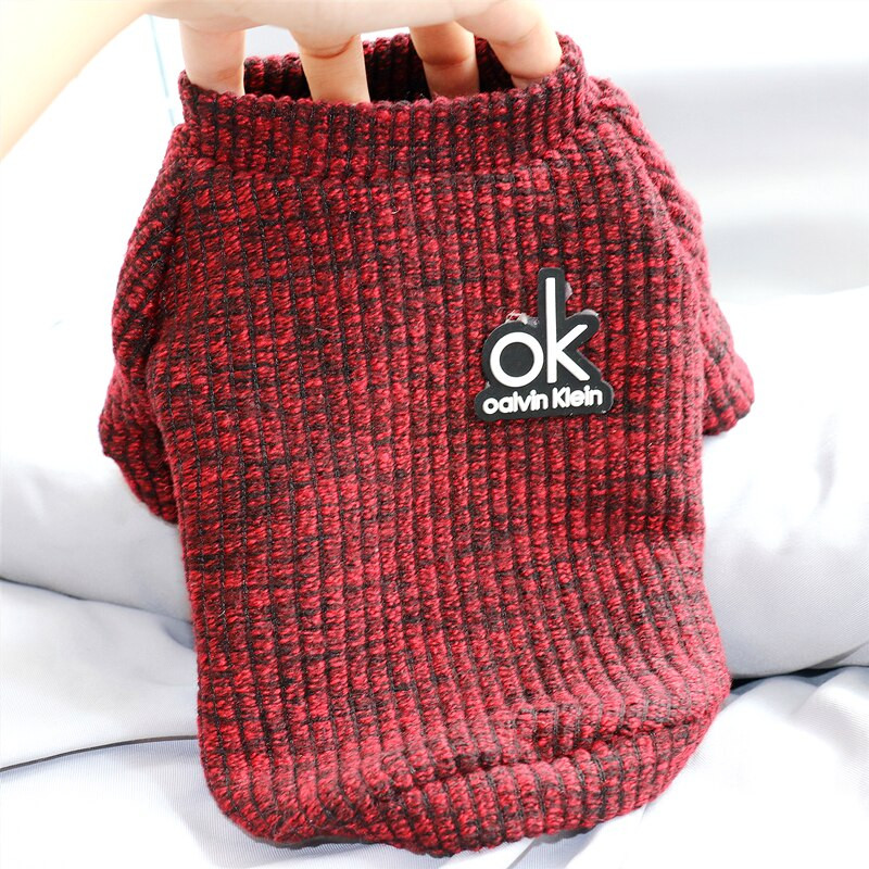 Sügisene lemmiklooma kampsun Koera mängukaru ühevärvilised riided kui karu soojad OK pullover Kutsikas uusaasta kingitus soojad koerariided