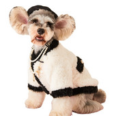 Oblečenie pre psov, zimná teplá bunda pre psov, vianočná mäkká kožušina, páperové oblečenie pre francúzskeho buldočka a čivavu, oblečenie pre psov