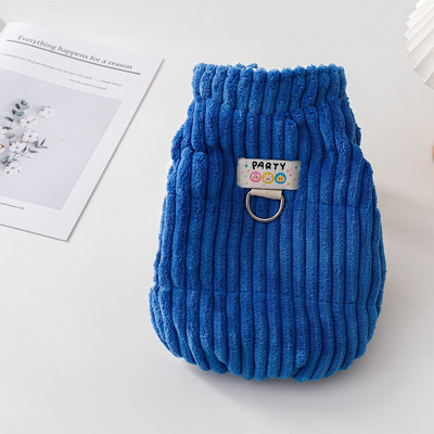 Minkštas velvetinis šunų paltas žiemos terminis storas koralų aksomo pamušalas šuniui šaltam orui Maži šunų drabužiai Čihuahua Yorkie