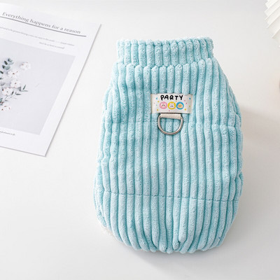 Minkštas velvetinis šunų paltas žiemos terminis storas koralų aksomo pamušalas šuniui šaltam orui Maži šunų drabužiai Čihuahua Yorkie