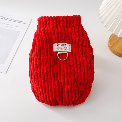 Minkštas velvetinis šunų paltas žiemos terminis storas koralų aksomo pamušalas šuniui šaltam orui Maži šunų drabužiai Čihuahua Yorkie