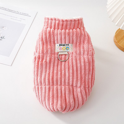 Minkštas velvetinis šunų paltas žiemos terminis storas koralų aksomo pamušalas šuniui šaltam orui Maži šunų drabužiai Čihuahua Yorkie