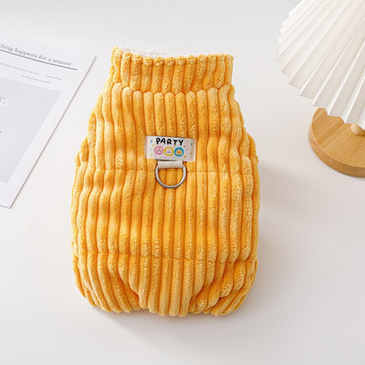 Minkštas velvetinis šunų paltas žiemos terminis storas koralų aksomo pamušalas šuniui šaltam orui Maži šunų drabužiai Čihuahua Yorkie