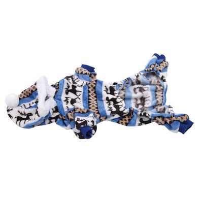 Pyžamo pre psov, zimné oblečenie pre psov, teplé overaly s potlačou, kabát pre malé psy, šteniatko, pes, mačka, čivava, oblečenie, overaly