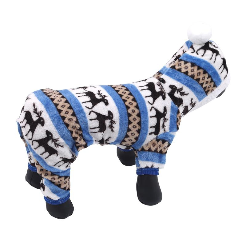 Pyžamo pre psov, zimné oblečenie pre psov, teplé overaly s potlačou, kabát pre malé psy, šteniatko, pes, mačka, čivava, oblečenie, overaly