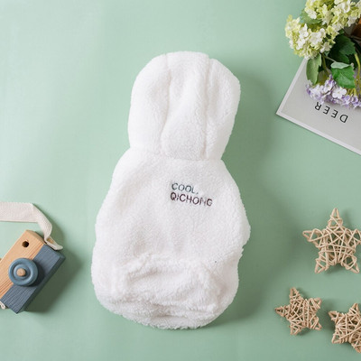 Hanorace drăguțe pentru câini, haine de iarnă pentru câini, vestă de pluș cu glugă, haină din lână, jachetă pentru câini de talie mică, îmbrăcăminte chihuahua, cățeluș