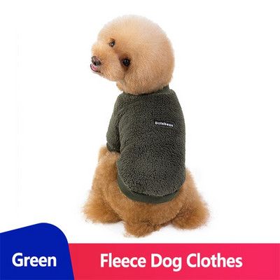 Fleece Ρούχα σκυλιών για μικρά σκυλιά Ρούχα για σκύλους για το χειμώνα Ζεστά πουλόβερ σκυλιών Hoodies Ρούχα για σκύλους για Yorkies Chihuahua