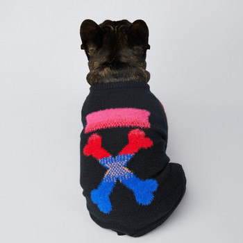 Πουλόβερ σκύλου Πλεκτό πουλόβερ φούτερ για κουτάβι για κατοικίδια Ρούχα Μαλακά ζεστά μασίφ πουλόβερ για μικρούς μεσαίους σκύλους Στολή ένδυσης