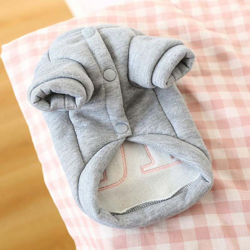 Stiilne lemmiklooma kampsun Liibuv pikkade varrukatega paksendav kutsika pehme kampsun jakk