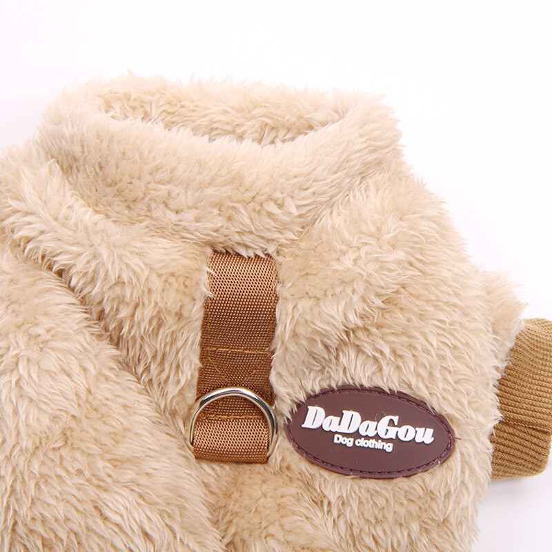 Pulover pentru câini din lână Haine moi pentru câini Flanel de culoare solidă Îmbrăcăminte de iarnă pentru câini de talie mică Chihuahua Teddy Haine caldă pentru pisici