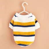 Triibulised koera kampsunid Talvine külm ilm soe riietus kutsikas kassi rõivad soojad fliisist pullover Koera mantel jakk Chihuahua riided