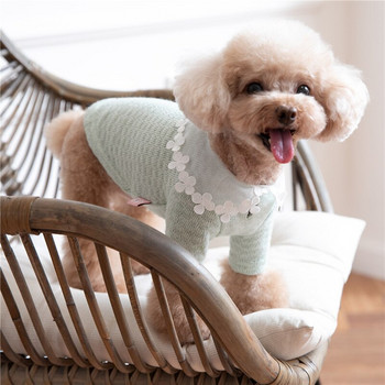Χαριτωμένο πουκάμισο σκυλιών Πλεκτό πουλόβερ Ενδύματα Χειμερινά Ρούχα για σκύλους για κατοικίδια Παλτό Chihuahua Cat Yorkshire Terrier Ρούχα Bichon Poodle Στολή S
