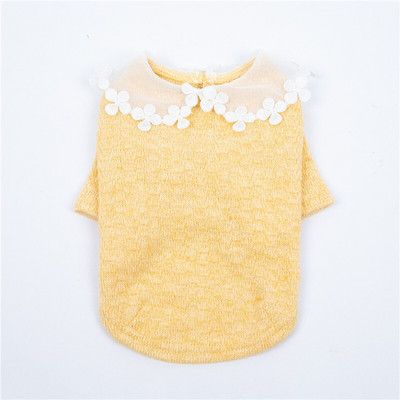 Roztomilý pes tričko sveter pletené oblečenie zimné oblečenie pre domáce zvieratá kabát čivava mačka yorkshirský teriér oblečenie bišon pudel kostým S