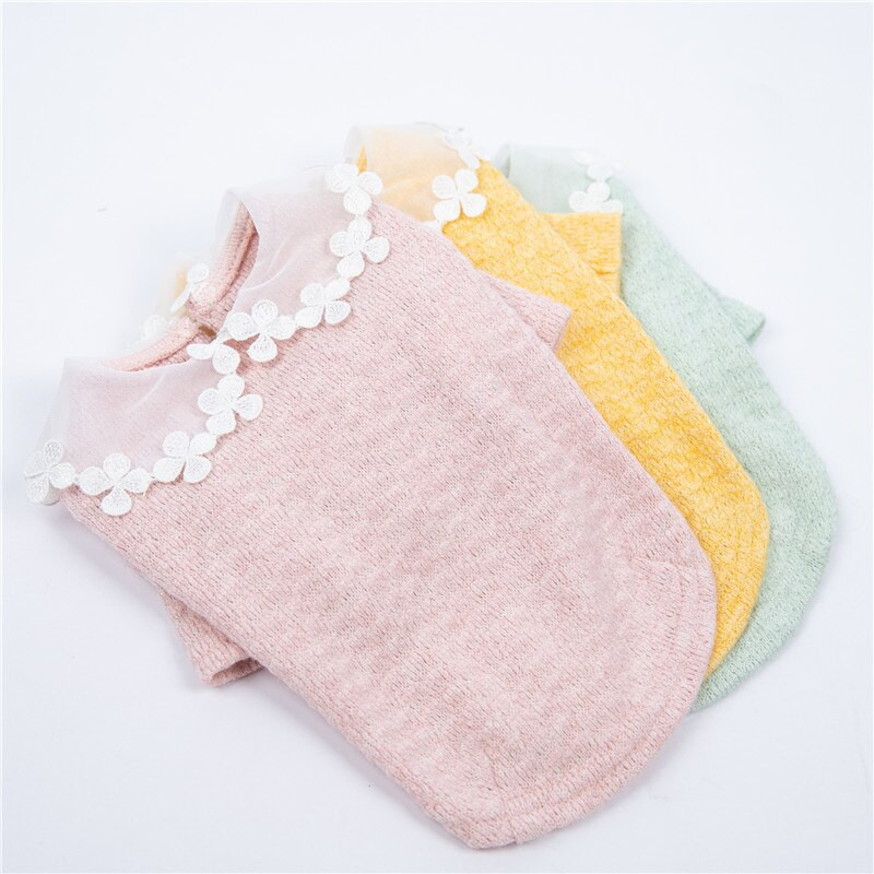 Roztomilý pes tričko sveter pletené oblečenie zimné oblečenie pre domáce zvieratá kabát čivava mačka yorkshirský teriér oblečenie bišon pudel kostým S