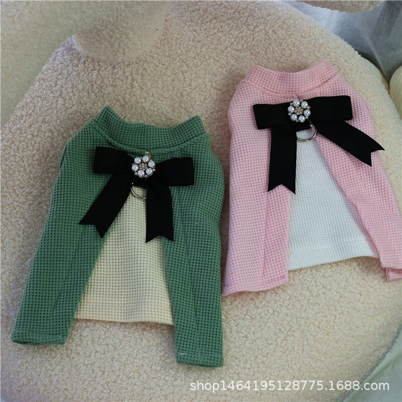 Haină pentru animale de companie, primăvară toamnă, câine mic, mijlociu, pisică, pulover de modă, ham drăguț, cățeluș, vestă de lux, jachetă pentru pisoi, chihuahua, pudel, Yorkie