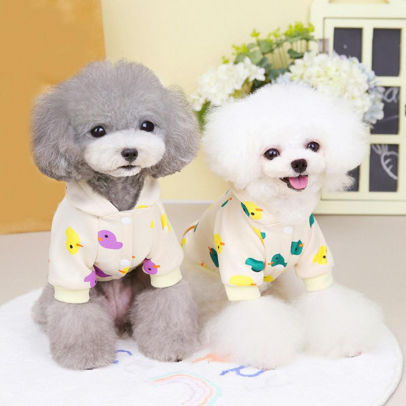 Pulover elastic moale pentru animale de companie cu imprimare inel de remorcare Hanorac pentru animale de companie amuzant, confortabil, îmbrăcăminte din poliester cu imprimeu pentru animale de companie pentru pisici