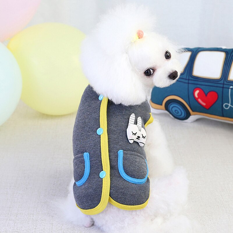 Oblečenie pre domácich miláčikov pre malých psov, sveter, kabát, domáce zvieratá, oblečenie, teplá mäkká dizajnérska bunda pre šteniatka, francúzsky buldoček, oblečenie pre mačky, veľkoobchod