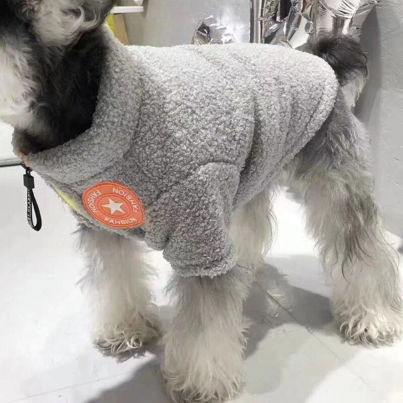 Módna bunda so stojacím golierom, oblečenie pre psov, kabát Gary so zipsom, oblečenie pre malých psov, jeseň a zima, hrubý kostým, produkty pre domáce zvieratá z Yorkshire