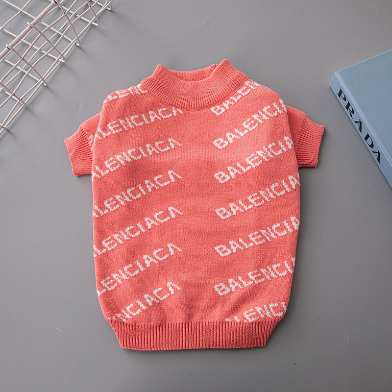 Hipster πουλόβερ κατοικίδιων ζώων με πυρήνα νήμα διπλό παχύρρευστο ζεστό άνετο πουλόβερ ουράνιο τόξο ρουχισμό σκύλου υλικό μαλλί