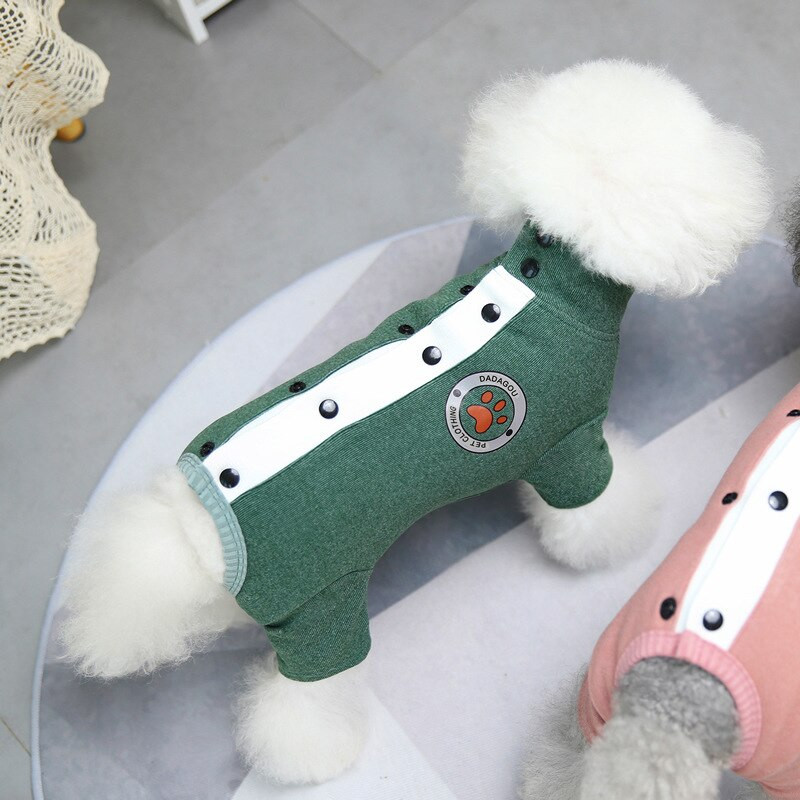 Pijamale pentru câini Haine pentru animale de companie Salopete de iarnă calduroasă, confortabilă, moale, câini, pisici, salopete, haine pentru câini de talie mică, haină Yorkshire, costum pentru animale de companie