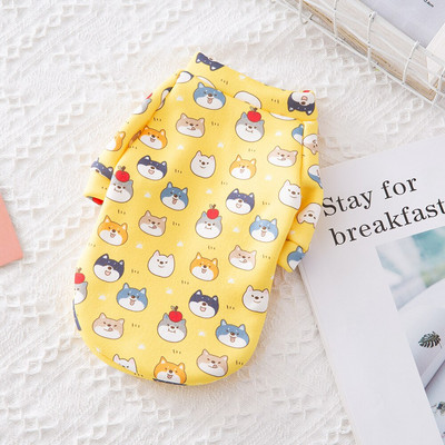 Pliušinis megztinis šunų džemperis mažiems šunims Daugiaspalvis žieminis šiltas naminių gyvūnėlių drabužis Mielas animacinis kačių šuniuko drabužis Čihuahua taksas