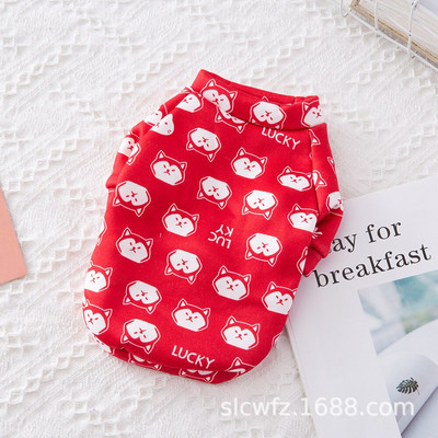 Pliušinis megztinis šunų džemperis mažiems šunims Daugiaspalvis žieminis šiltas naminių gyvūnėlių drabužis Mielas animacinis kačių šuniuko drabužis Čihuahua taksas