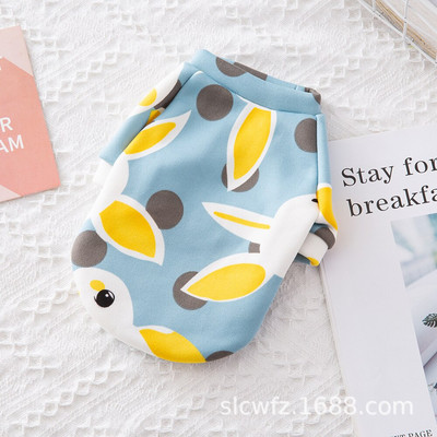 Pliušinis megztinis šunų džemperis mažiems šunims Daugiaspalvis žieminis šiltas naminių gyvūnėlių drabužis Mielas animacinis kačių šuniuko drabužis Čihuahua taksas