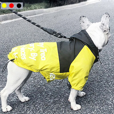 Pet Dog Waterproof Coat The Dog Face Pet Clothes Външно яке Дъждобран за кучета Светлоотразителни дрехи за малки, средни големи кучета